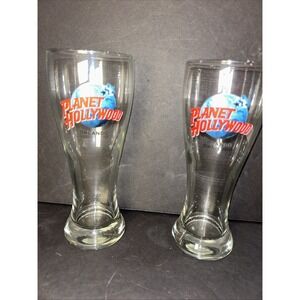 Planet Hollywood Orlando Tall Large‎ Souvenir Pilsner Beer Glass Pint Size/